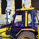 Cantieri del Giubileo . olio su tela . 40 x 60 . 1999