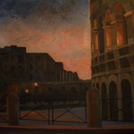 Notturno Colosseo . 100 x 130 . olio su tela . 2007