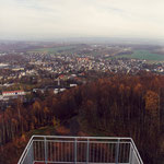 Blick vom Turm über Oelsnitz/Erzgeb. nach Osten