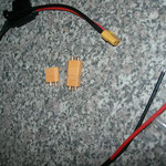 cable de liaison régulateur / Batterie avec Fusible 40A