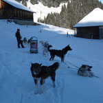 Kurze pause auf einer Ausfahrt.