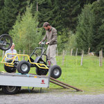 Training bedeutet auch immer eine grosse Materialschlacht...