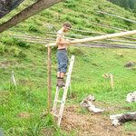 Auch von schlechtem Wetter lassen wir uns nicht vertreiben.