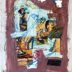 Vera Breakup, 1988. 38 x 50 in. Oil paint on rag paper. #88PA056AB