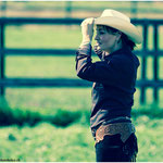 Sarah Conner als "Cowgirl"