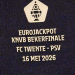 16 mei 2026 Sparta stadion "Het Kasteel" Eurojackpot KNVB Bekerfinale  FC Twente - PSV vrouwen 2-2 (PSV verliest na strafschoppen) Matchworn & Signed @sarathrige