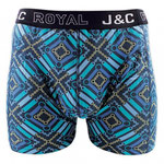 J&C 242 ruit boxer turquoise