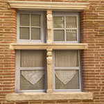 fenêtre à meneaux restaurée