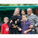 Barney mit Nicola, Felix und den Kinderen