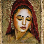 Magdalena III ©2008, Acrylic on Canvas, Dimensions 19" w x 25" h, Private Collector
