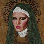 Malaguena Madonna ©2010, Acrylic on Canvas, Dimensions 18" w x 24" h, Private Collector