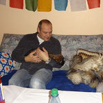 Reiner mit Femi und Percy