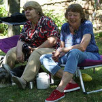 Christa und Gitte mit Geshe