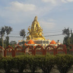 Hindutempel mit Garnesha-Statue.