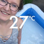Das gute Wetter muss man einfach nutzen, um sich im Pool ein bisschen abzukühlen :)