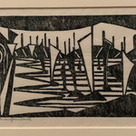 Boote im Hafen, van Heemskerck, Holzschnitt 2016
