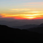Sonnenuntergang im Himalaya