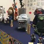 ギャラリー使用例：茶柱個展テーブル