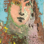 "Miriam" . 2013 . Werk No.101. Oel auf Leinwand . 50x25
