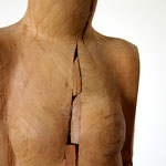 "Bauernmädchen" . 2002 . Kirschbaum . 149cm