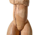 "Bauernmädchen" . 2002 . Kirschbaum . 149cm