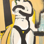 "Stehende" . 1996 . Werk No.8 . Oel auf Leinwand . 90x60