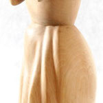 "Maria" / Verkündigungsgruppe . 1984 / 86 . Nussbaum . 149cm