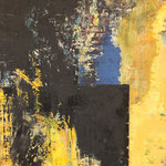 "Gelbe Wand" . 1999 . Werk No.72 . Oel auf Leinwand . 145x80