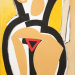 "Torso" . 1995 . Werk No.12 . Oel auf Leinwand . 97x62