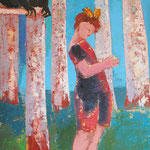 "Märchenwald" . 2013 . Werk No.98 . Oel auf Leinwand . 155x100