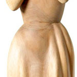 "Maria" / Verkündigungsgruppe . 1984 / 86 . Nussbaum . 149cm