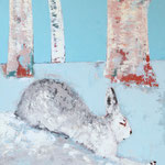 "Hase" . 2013 . Werk No.100 . Oel auf Leinwand . 150x90