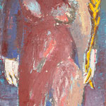 "Demeter" . 2011 . Werk No. 95 . Oel auf Leinwand . 150x65