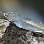 Bergkristall, Tessiner Habitus, Schweiz, auf Sterlingsilber, 78 x 18 x 14mm     €84     Art.Nr.: 25050020