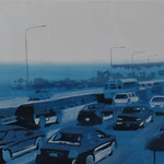 traffic#1, 45 cm x 56 cm, Tempera/Öl/LW, 2017