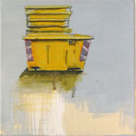 continere#3, 25 x 25 cm, Graphit/Öl/LW, 2021/sold