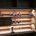 Sammlervitrine für Pfeifen