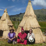 nós e um representante dos povos do Lago Titicaca - Sahuiña 