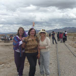  'las hermanas' e a linha de trem que transportava os minérios entre Bolívia e Chile