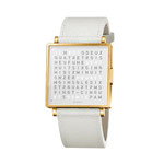 Gold White French Grain white