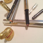 Eye Base 19,90, Mascara 22,10 -> royal blue, Eye Definer 15,90 -> pale light green, poison ivy, black orchid