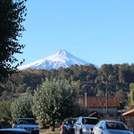Grandioser Blick auf den aktiven Vulkan Villarica