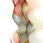 o.t. ,  199 x 33 x 12  ,  2024 ,  karton acrylfarbe