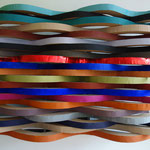 o.t. , 106 x 139  ,  2020  , pappe  karton  papier acrylfarbe  folie