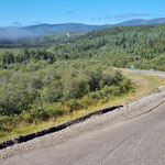 und die Sonne kommt doch noch auf dem zweiten Teil des Top of the World Highway