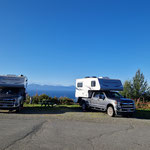 KOA Campground, Homer, mit Blick auf die Kachemak Bay