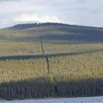 Grenze Yukon - British Columbia