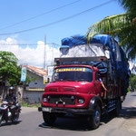 Big truck on small road