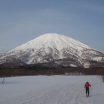 京極コース登山口から。このときは行けると思ったのだが・・・