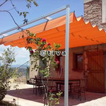 Toldo Corredero en Aluminio Plata